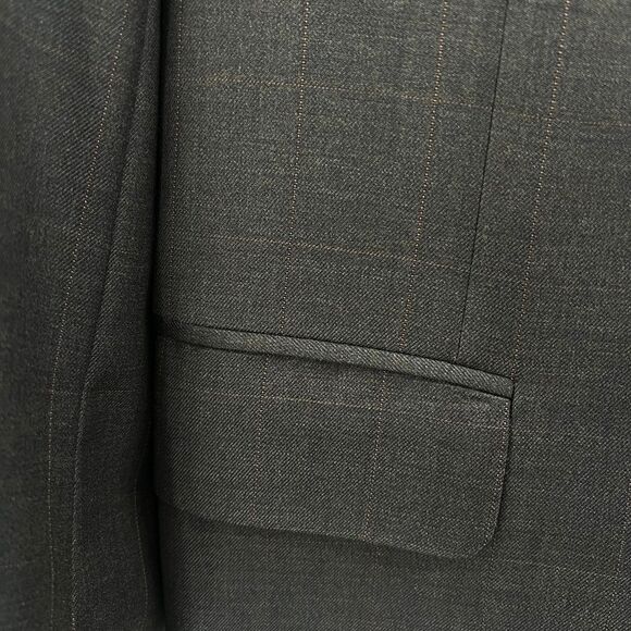 Canali‎ Super 120's Men Wool Suit Jacket Blazer Size 52R/ US 42R - Picture 3 of 16